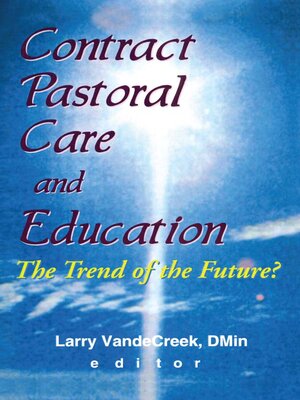 cover image of Contract Pastoral Care and Education